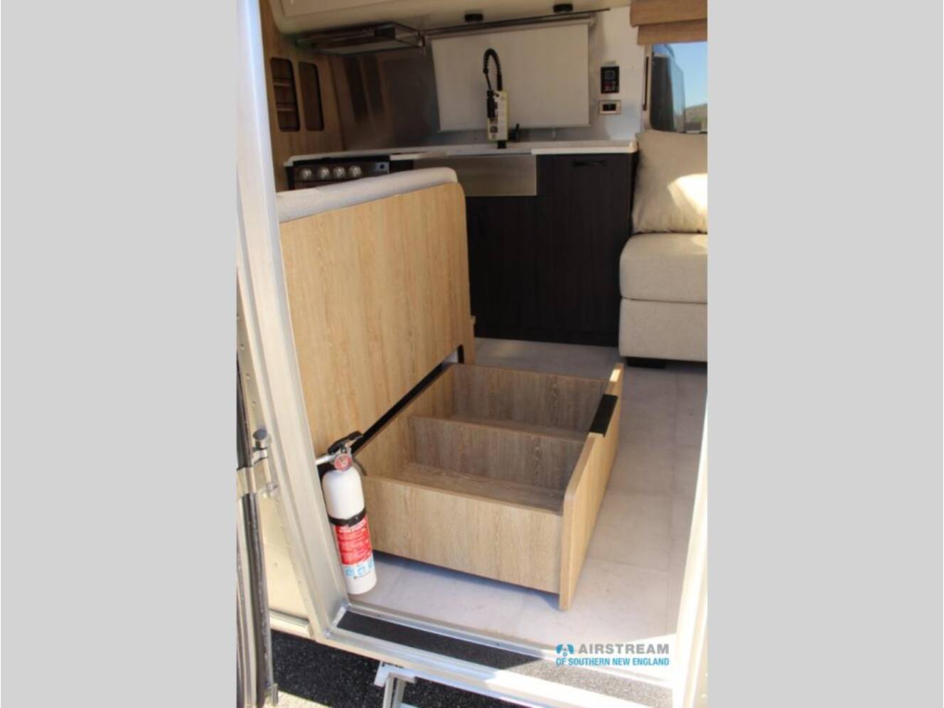 A photo of this 2025 Airstream Pottery Barn Special Edition 28RB