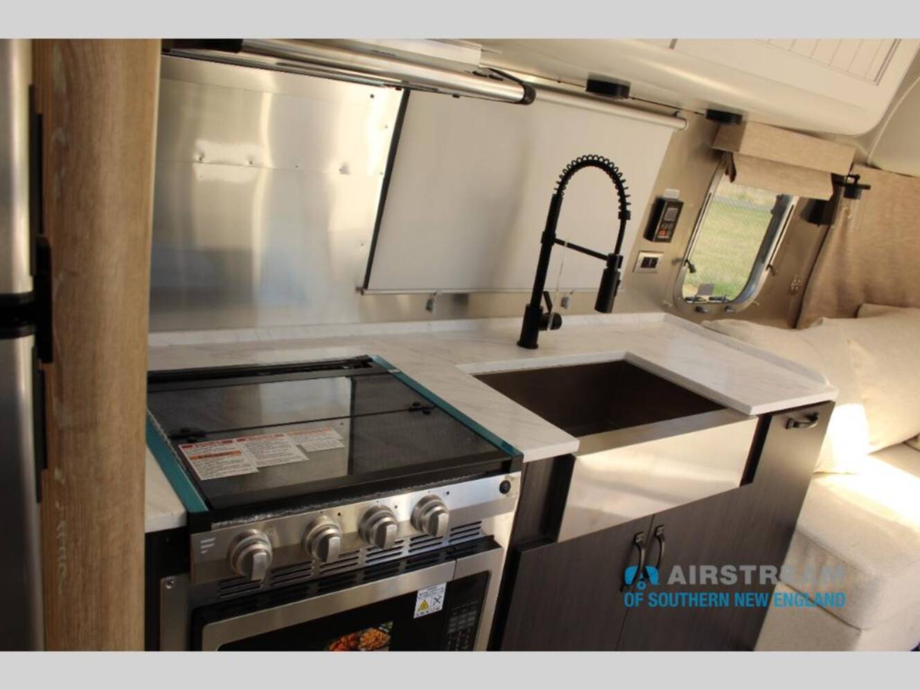 A photo of this 2025 Airstream Pottery Barn Special Edition 28RB
