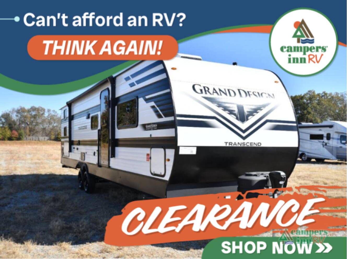 A photo of this 2026 Grand Design Transcend Xplor 335BHT
