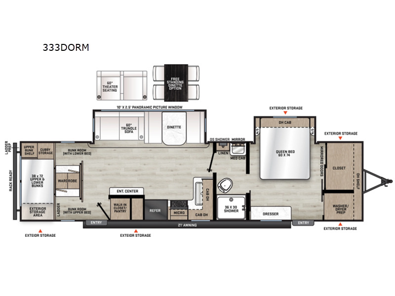 2026 Coachmen Rv Catalina Legacy Edition 333DORM in huntsville AL