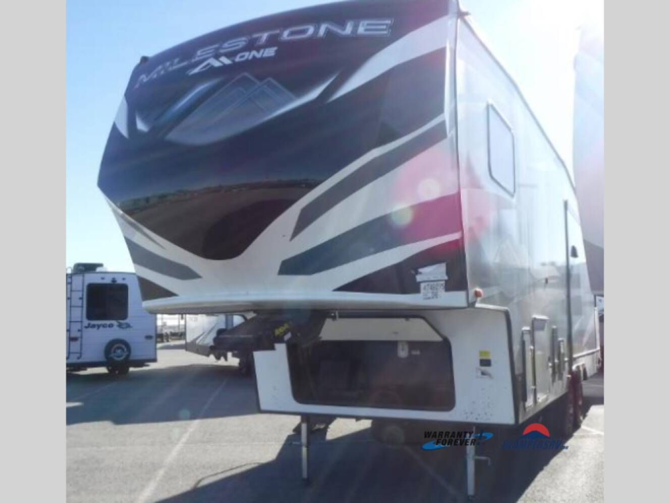 A photo of this 2021 Heartland Milestone 28RL