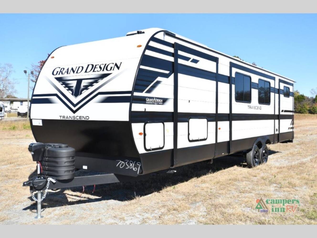 A photo of this 2026 Grand Design Transcend Xplor 335BHT