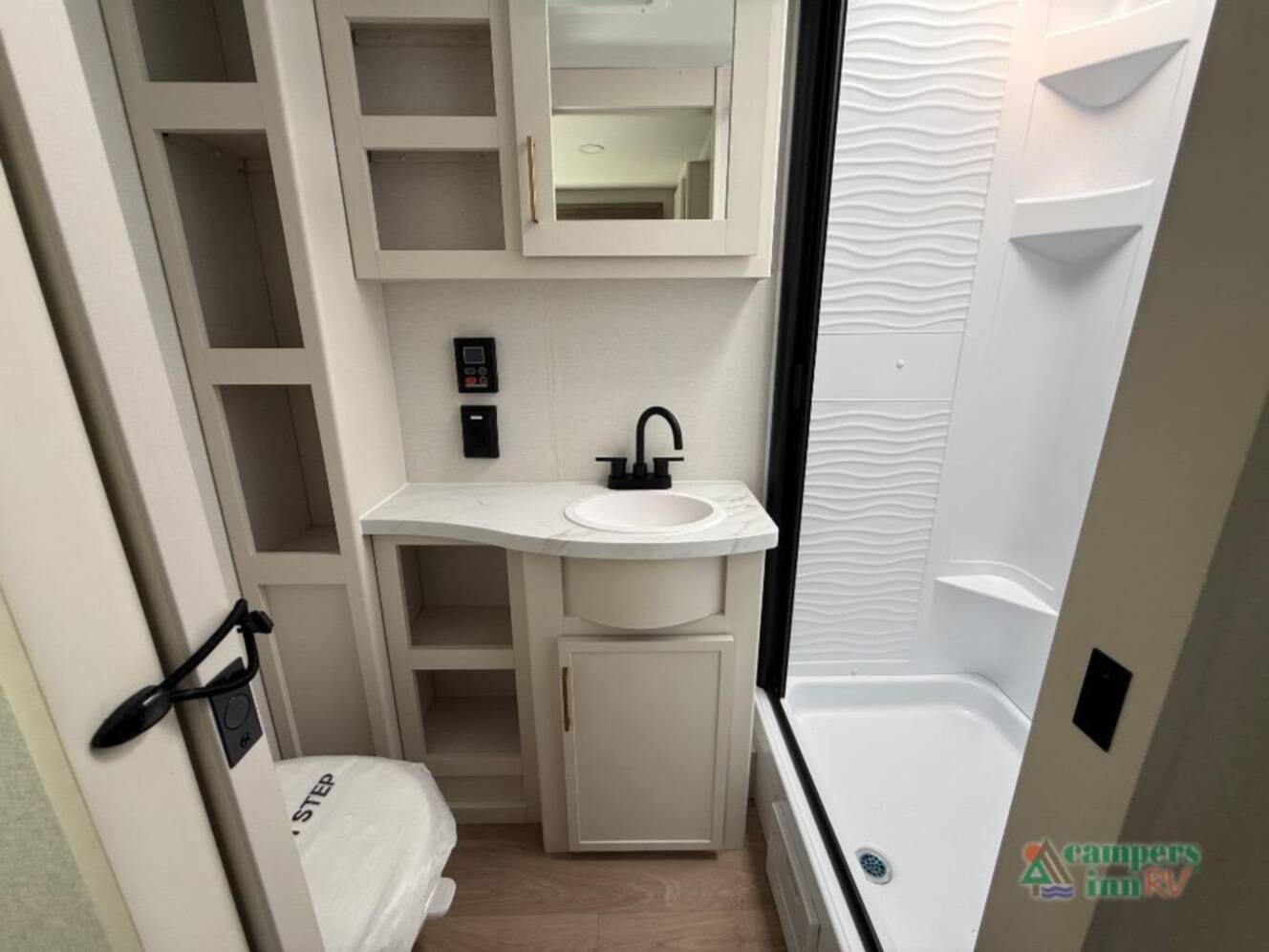 A photo of this 2026 Grand Design Transcend Xplor 335BHT