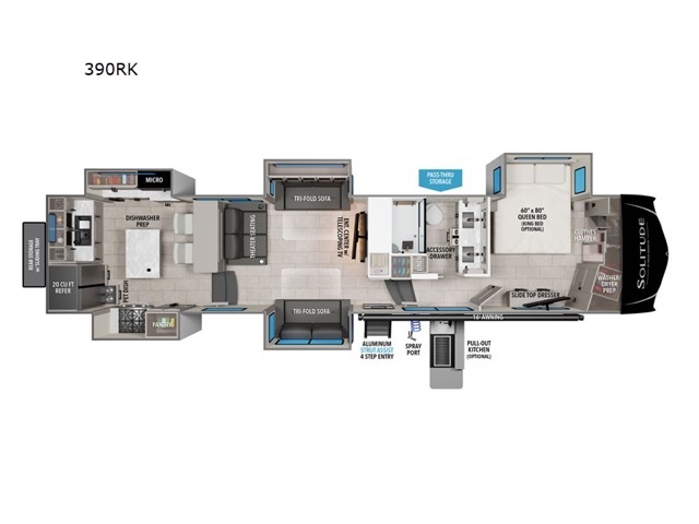 2021 Grand Design SOLITUDE 390RK-R in greenville NC
