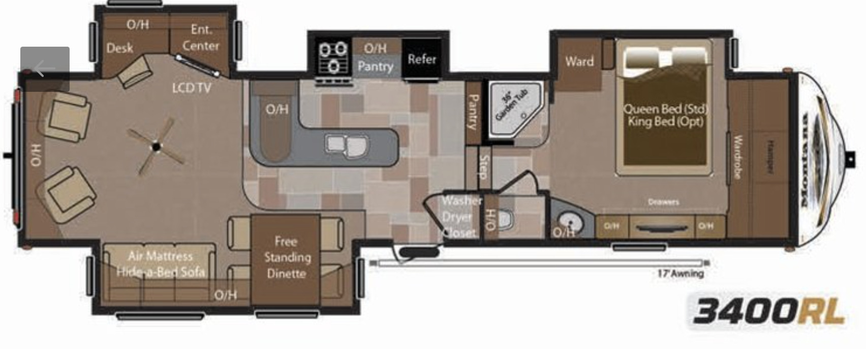 2013 Keystone MONTANA HICKORY 3400RL RV