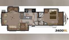 2013 Keystone MONTANA HICKORY 3400RL RV