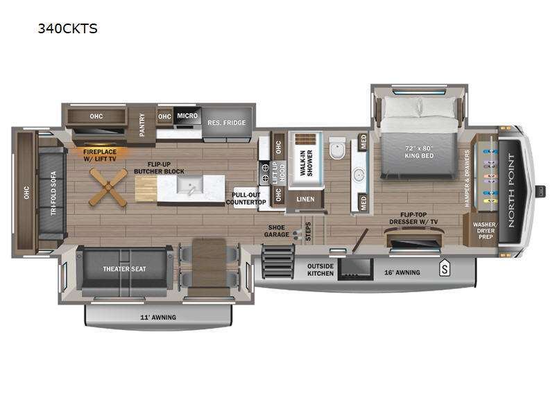 2024 Jayco NORTH POINT 340CKTS RV