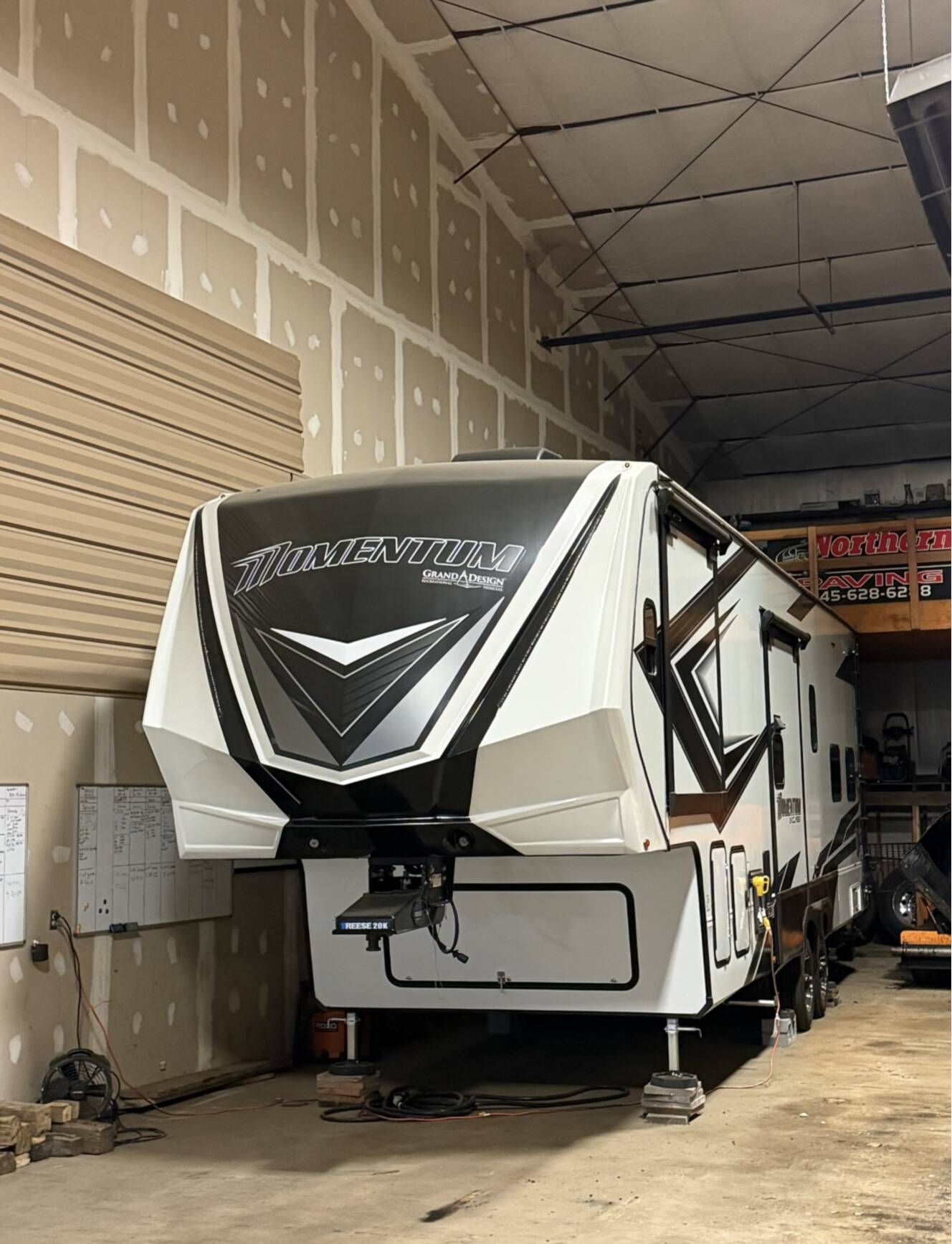 A photo of this 2023 Grand Design MOMENTUM 320G
