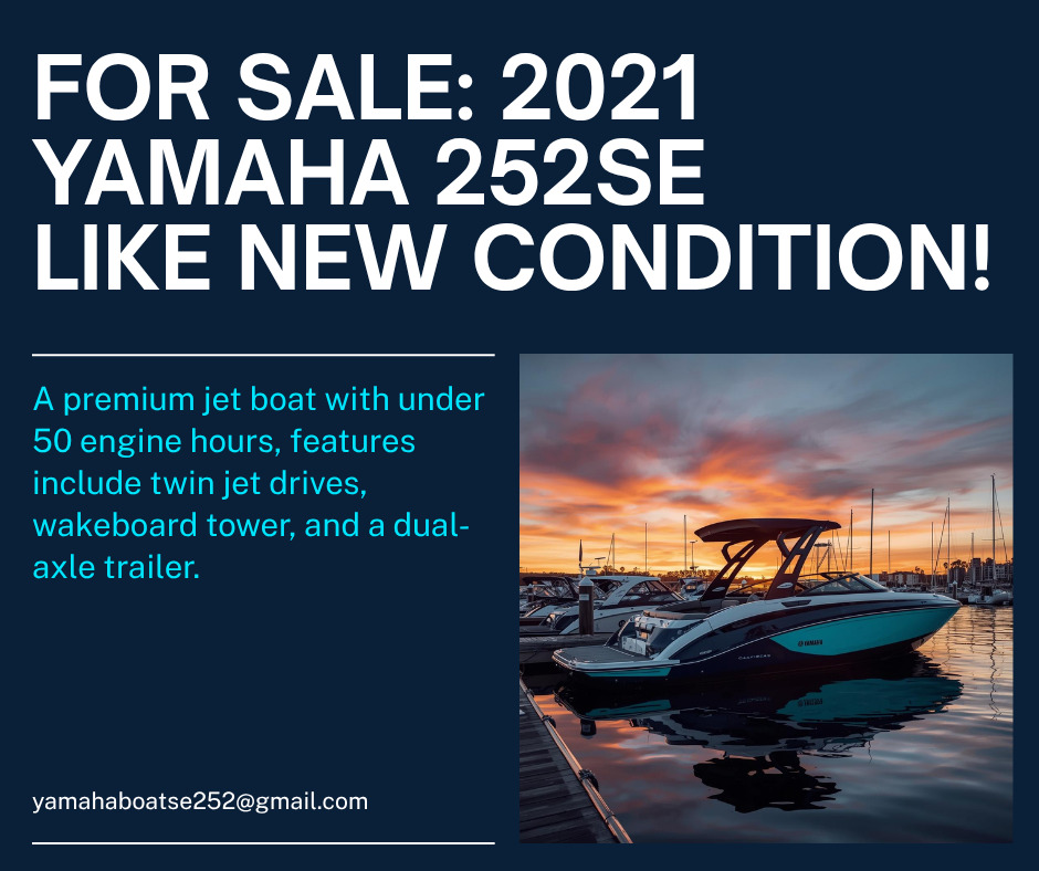 2021 Yamaha 242se in san diego CA