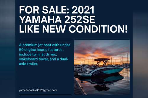 2021 Yamaha 242se in san diego CA