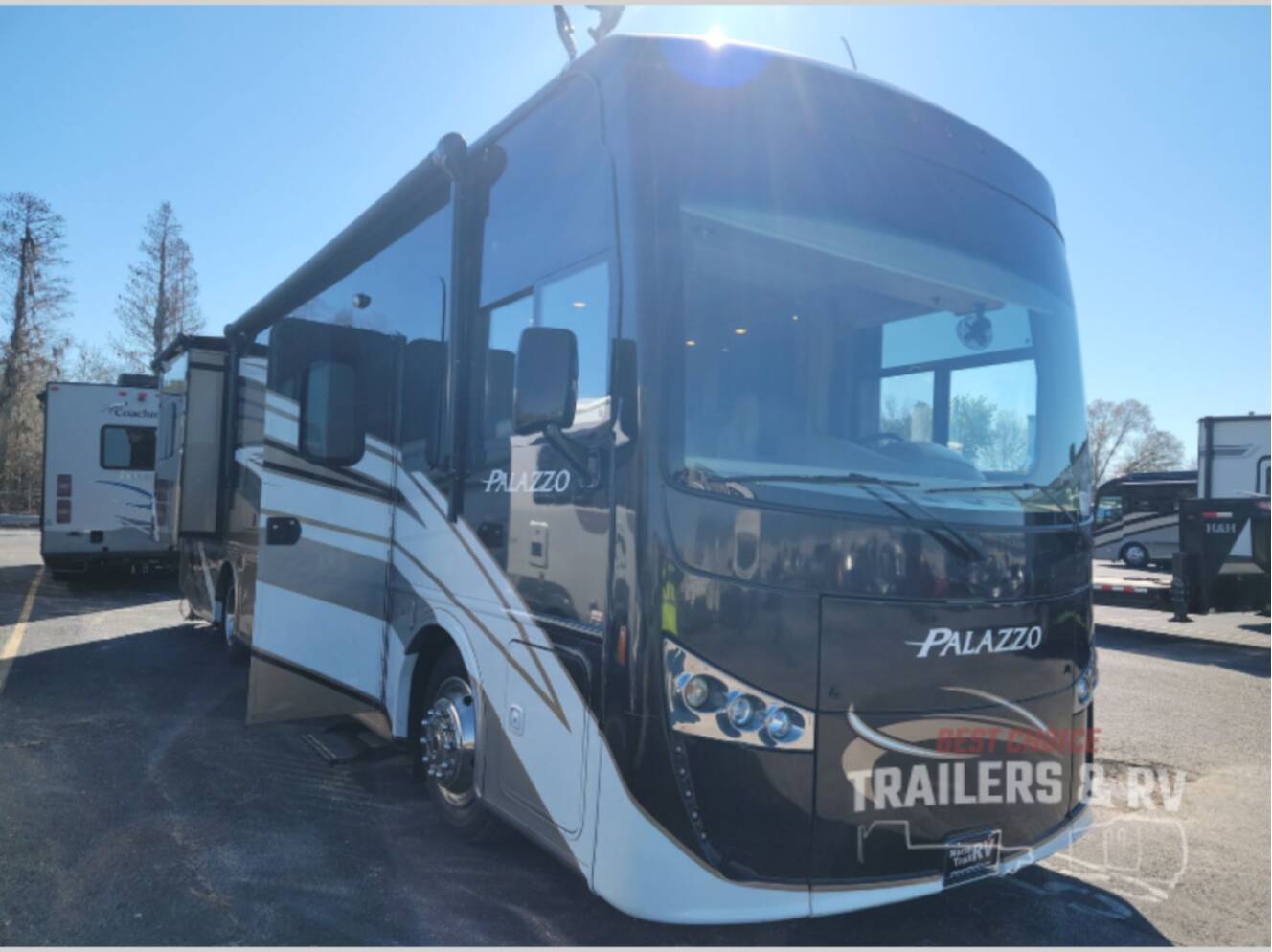 A photo of this 2016 Thor Motor Coach Palazzo 33.2