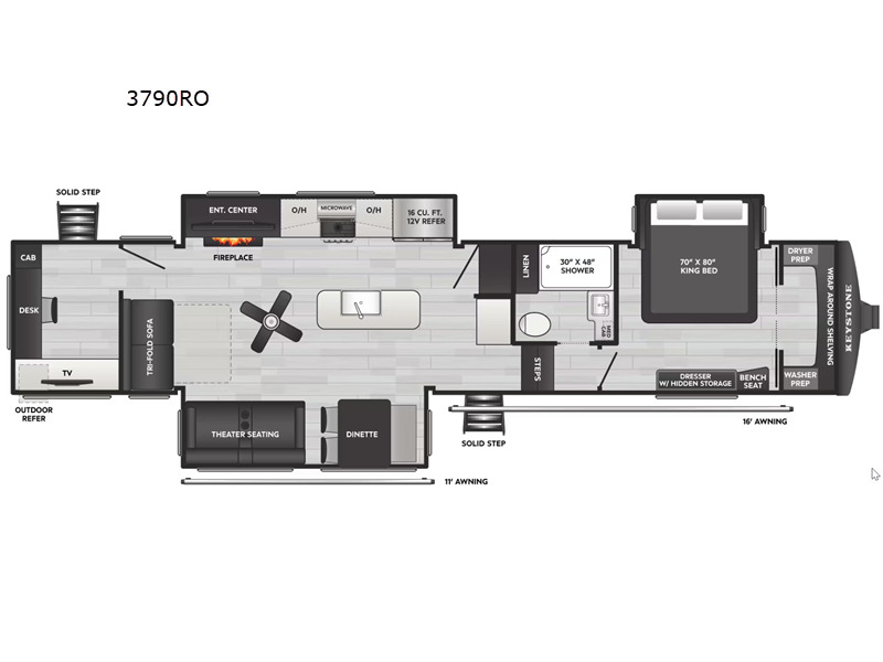 2026 Keystone Rv Arcadia 3790RO in fond du lac WI