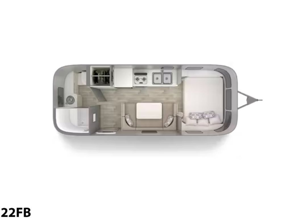 A photo of this 2026 Airstream Bambi ® 22FB