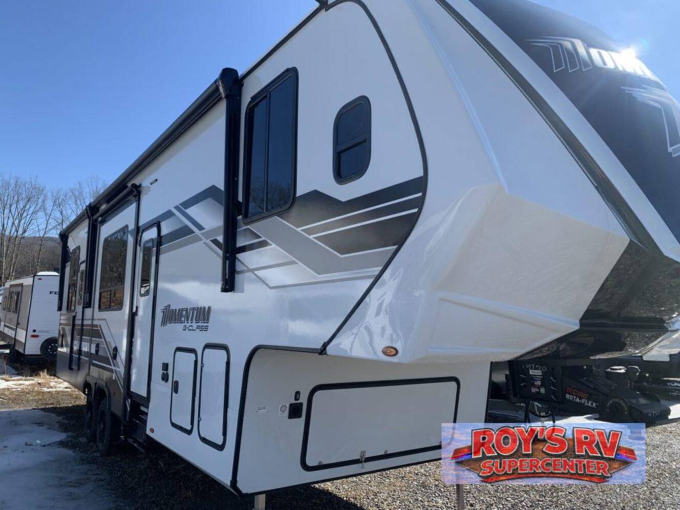 A photo of this 2026 Grand Design Momentum G-Class 320G