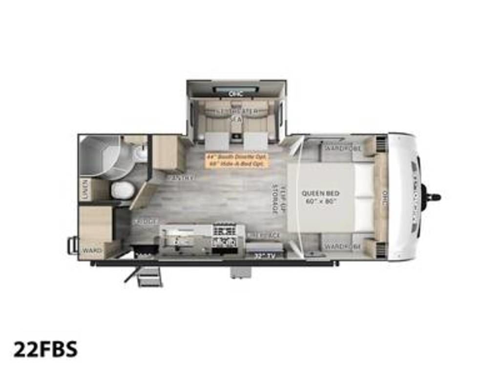 2024 Forest River Rv Flagstaff Micro Lite 22FBS in richland WA