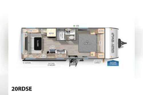 2025 Forest River Rv Cherokee Grey Wolf 20RDSE in richland WA
