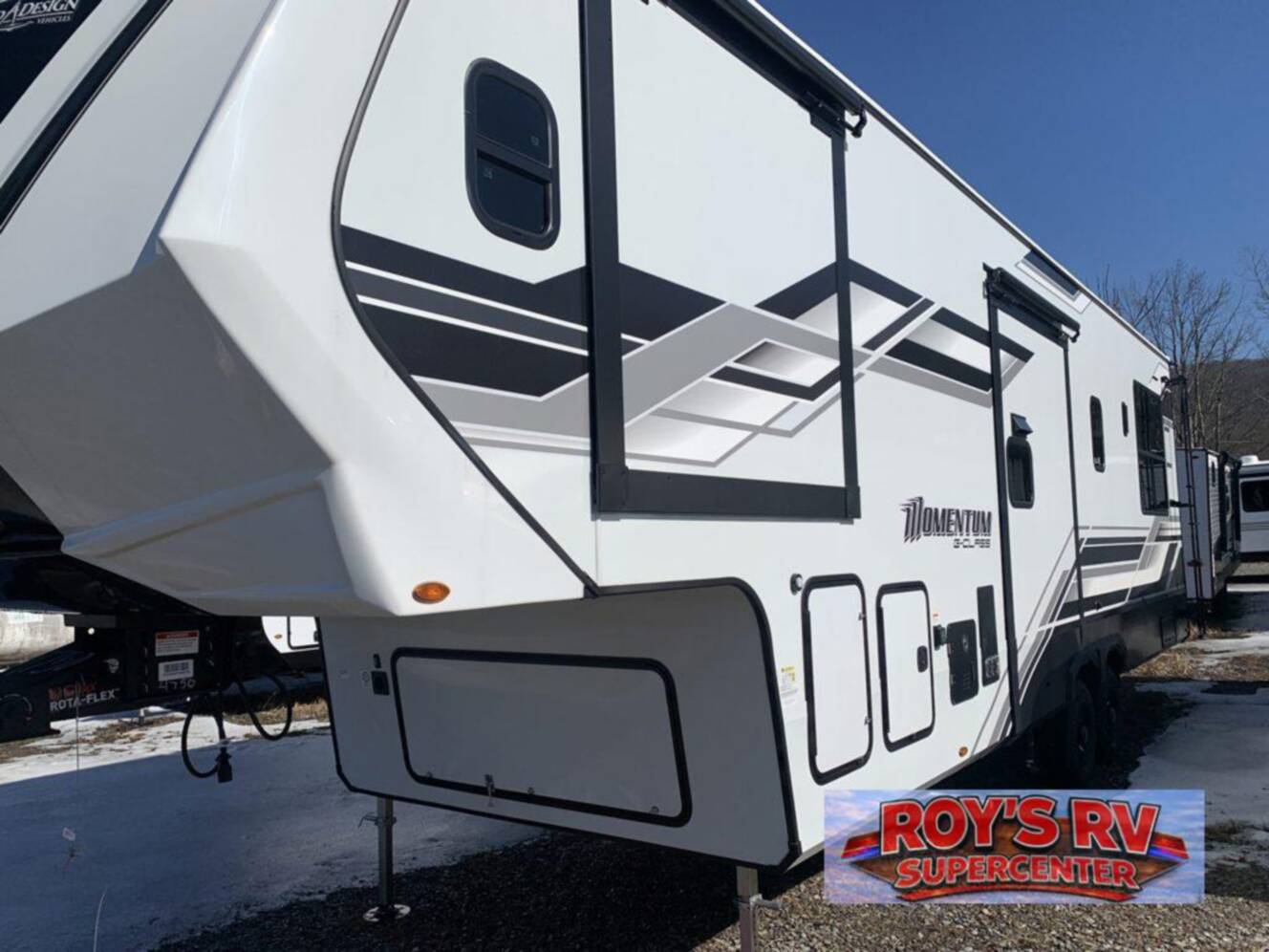 A photo of this 2026 Grand Design Momentum G-Class 320G