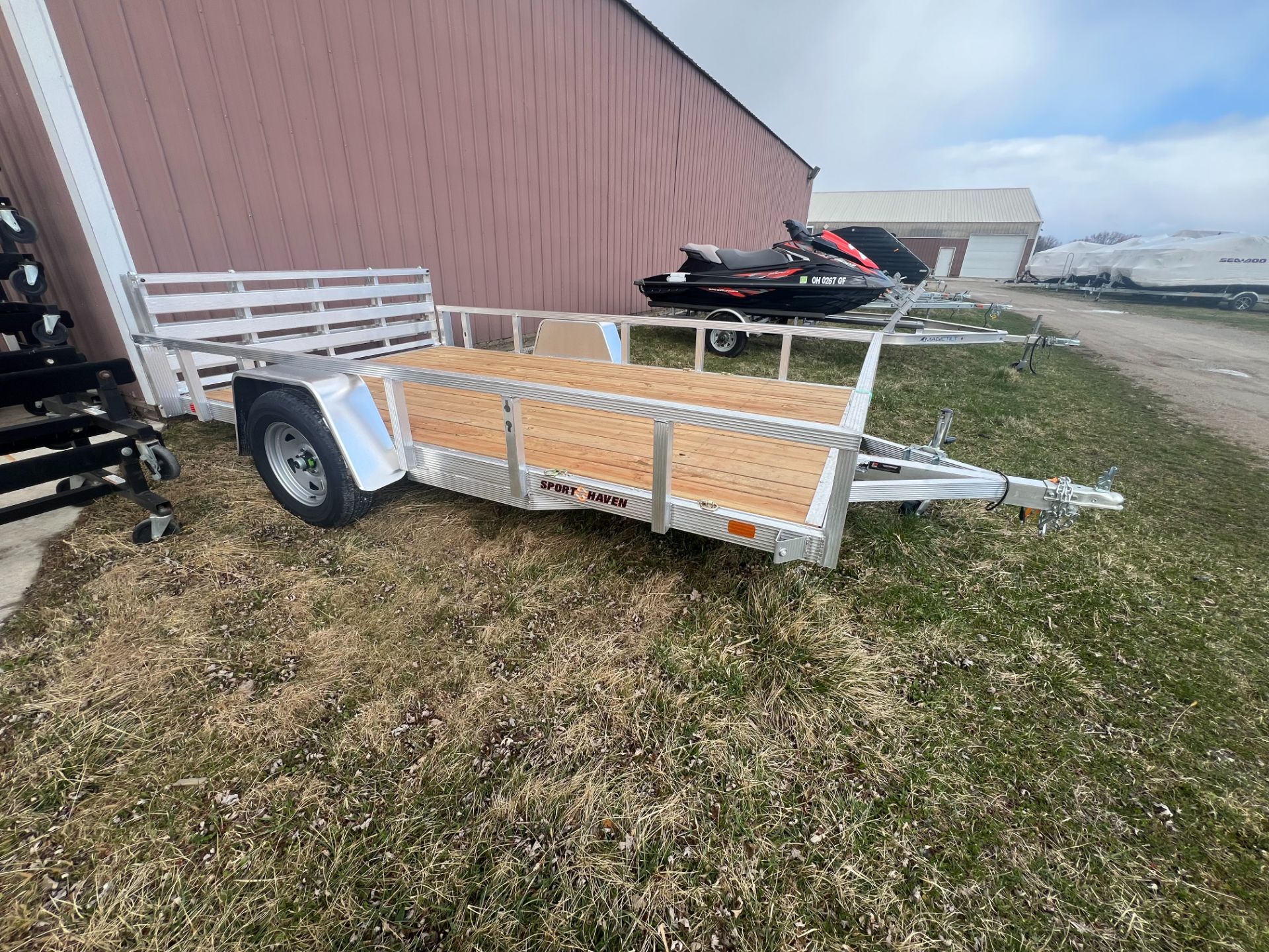 2026 Sporthaven Trailers Aluminum 7x12 w/folding ramp in huron OH