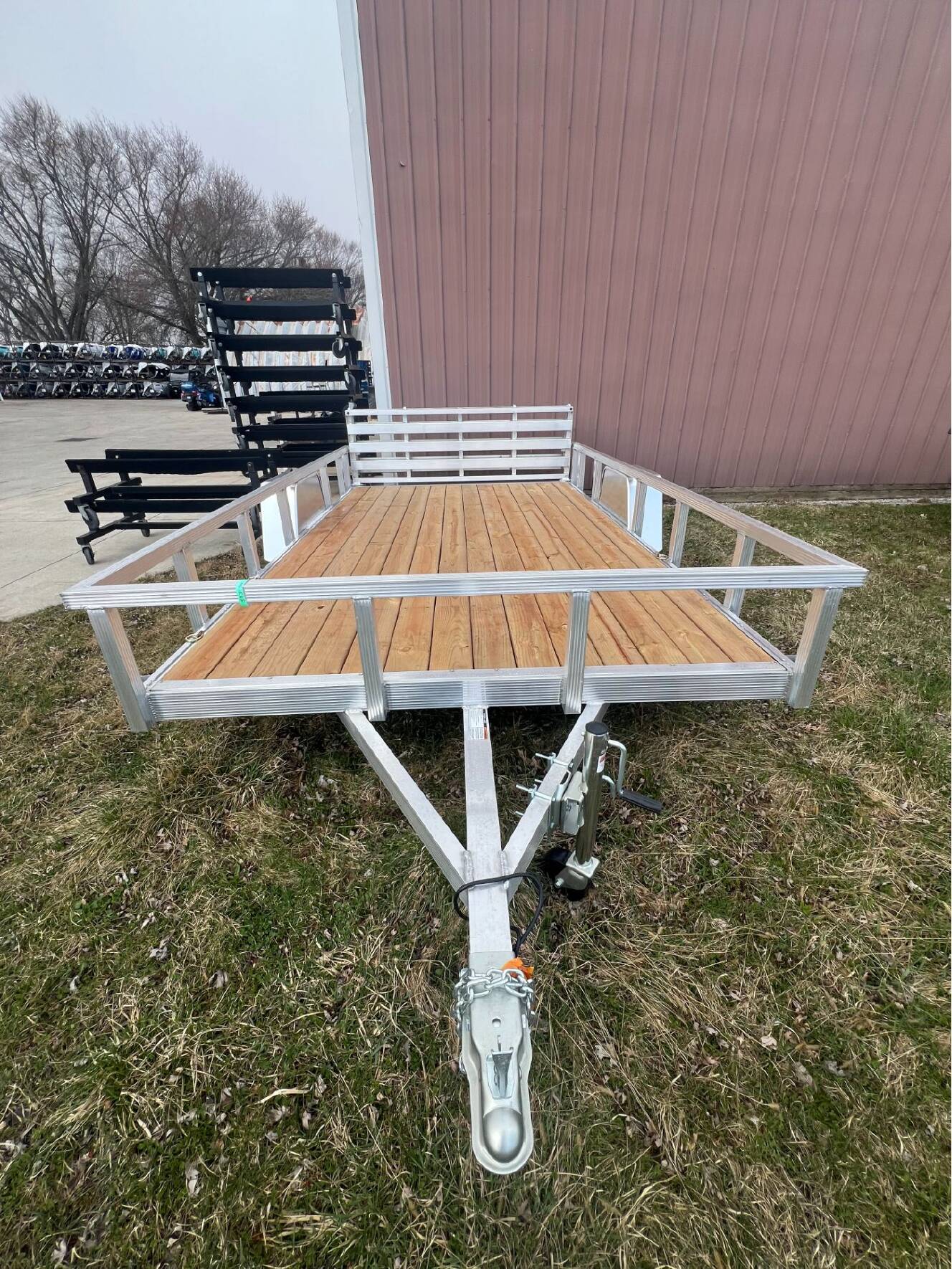 A photo of this 2026 Sporthaven Trailers Aluminum 7x12 w/folding ramp