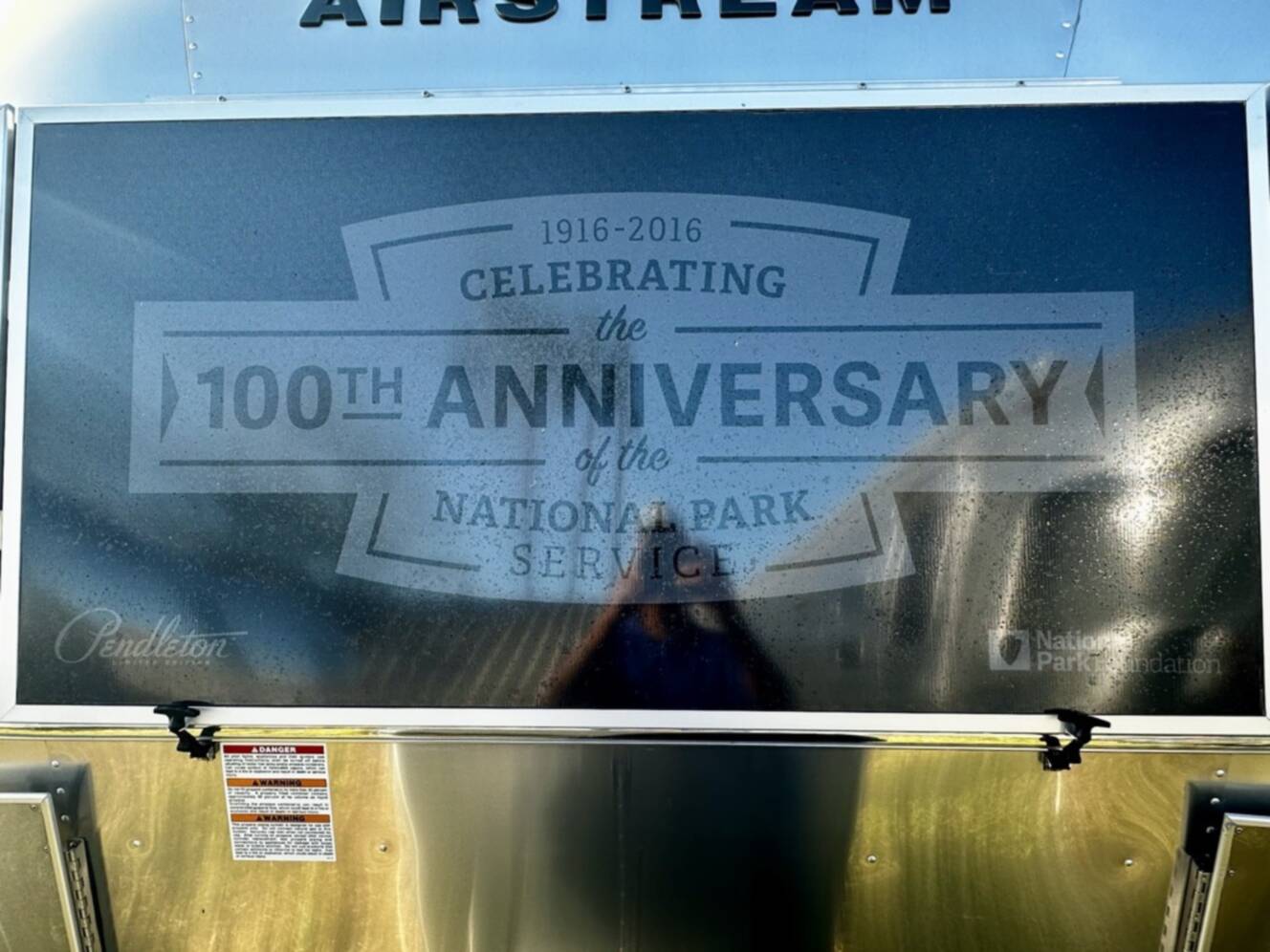 A photo of this 2016 Airstream PENDLETON 27FB