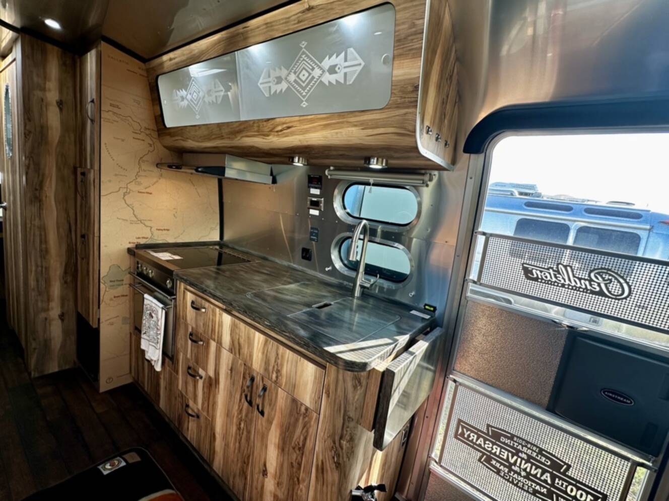A photo of this 2016 Airstream PENDLETON 27FB