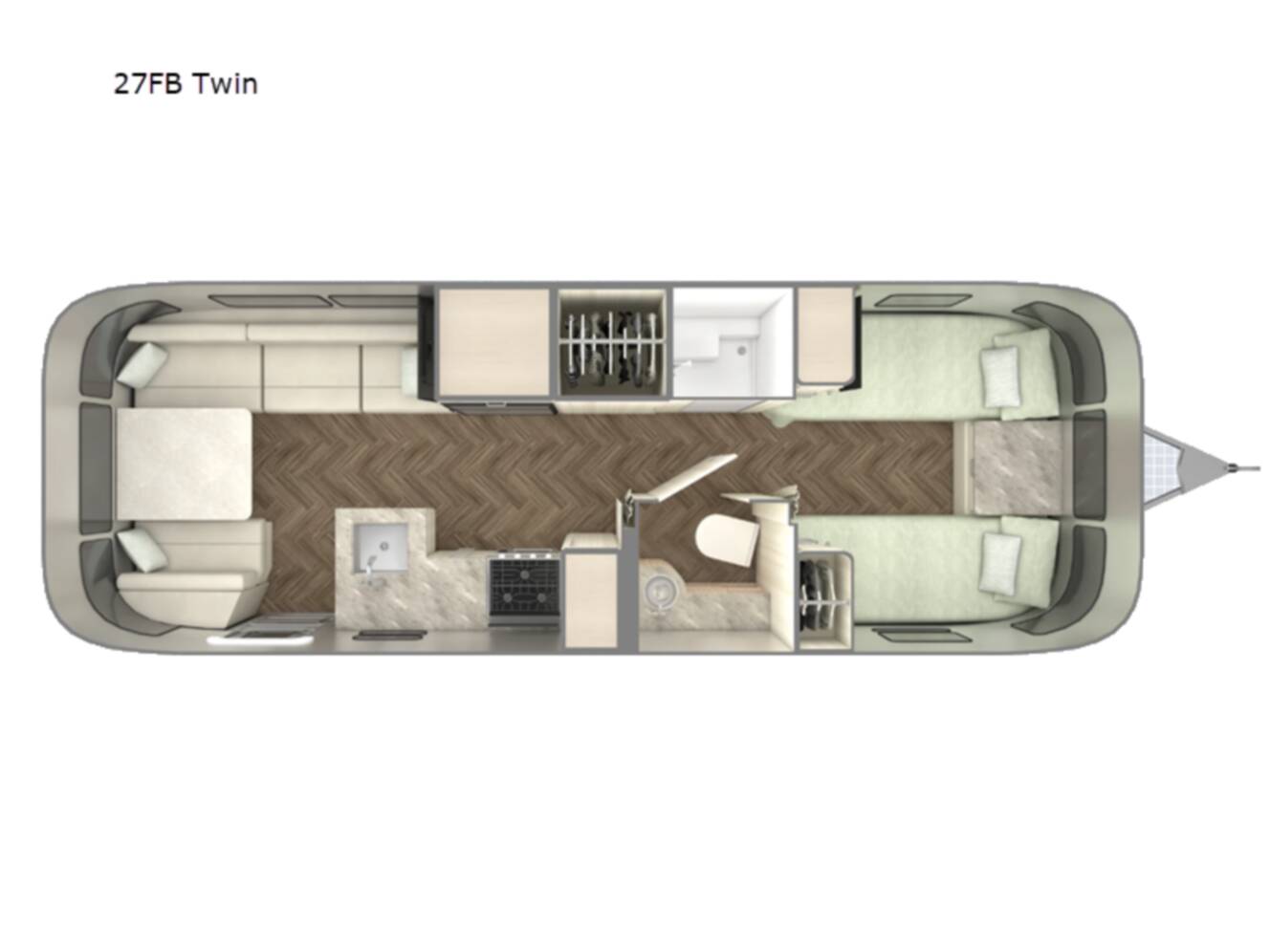 A photo of this 2026 Airstream International 25FBT