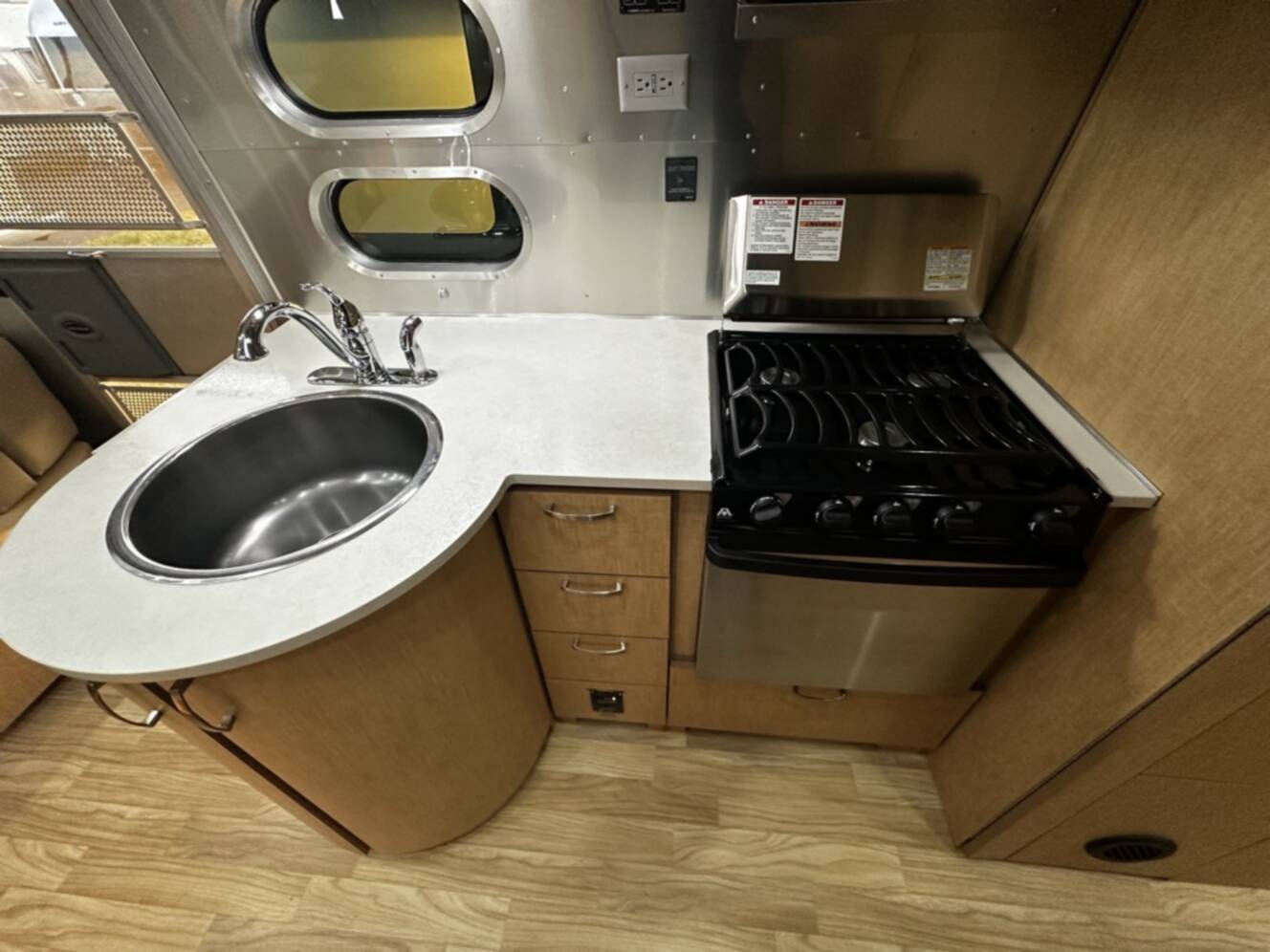 A photo of this 2017 Airstream FLYING CLOUD 25RB TWIN