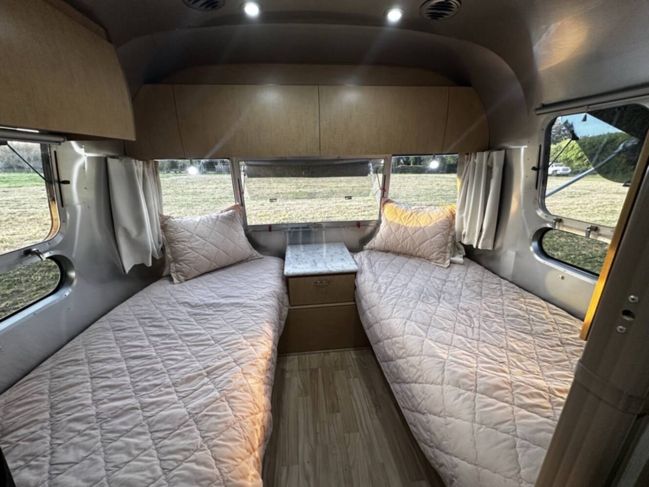 A photo of this 2017 Airstream FLYING CLOUD 25RB TWIN