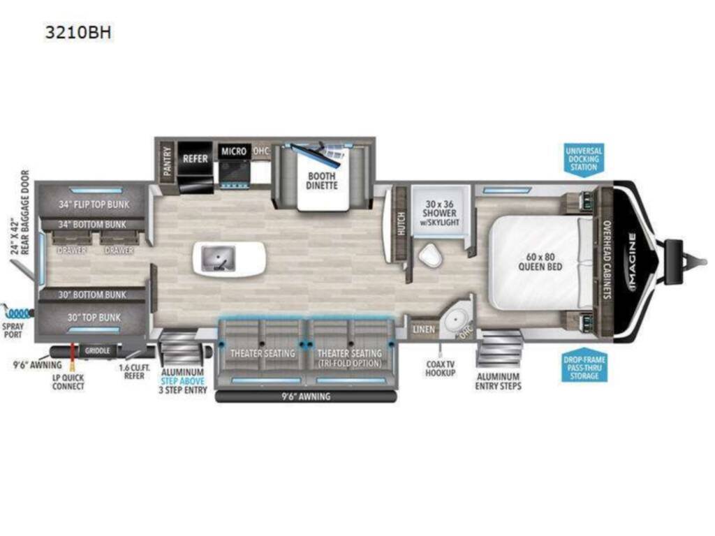 2023 Grand Design IMAGINE 3210BH in crown point NY
