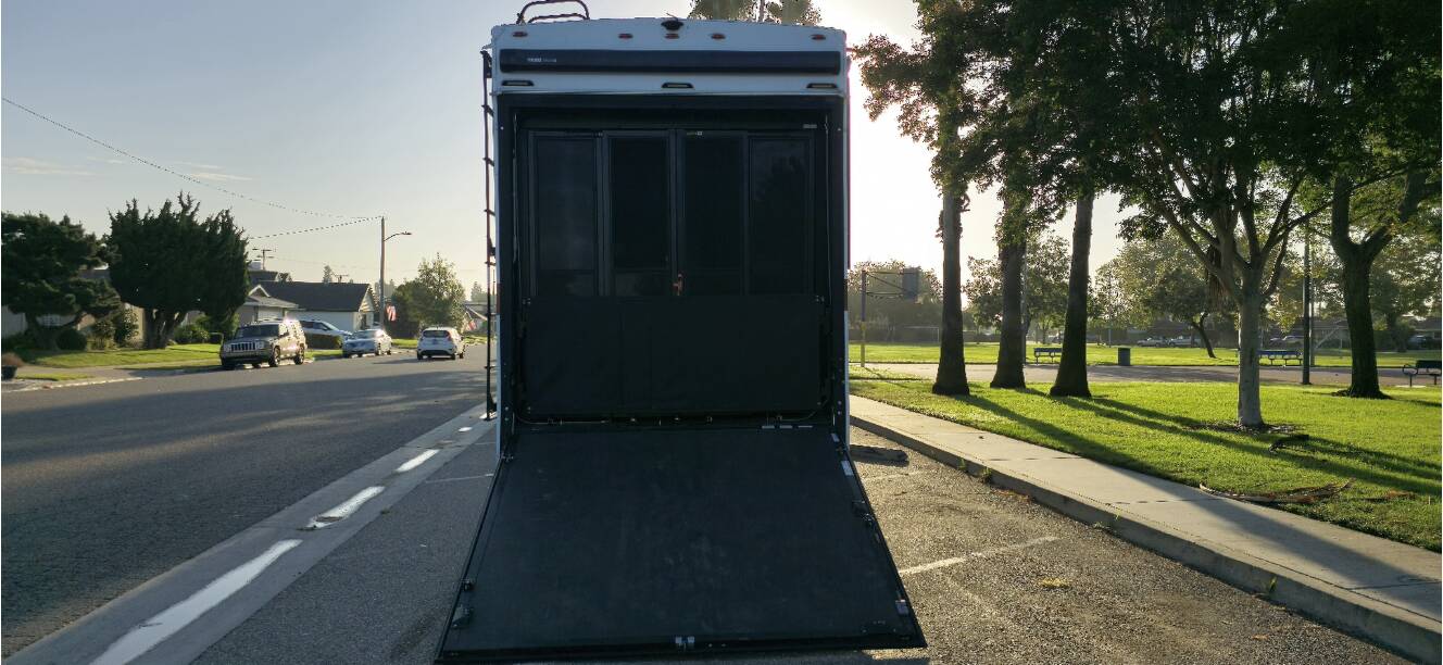 A photo of this 2023 Luxe TOY HAULER 48FB