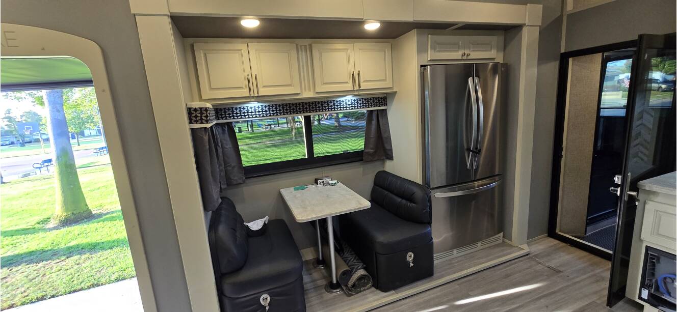 A photo of this 2023 Luxe TOY HAULER 48FB