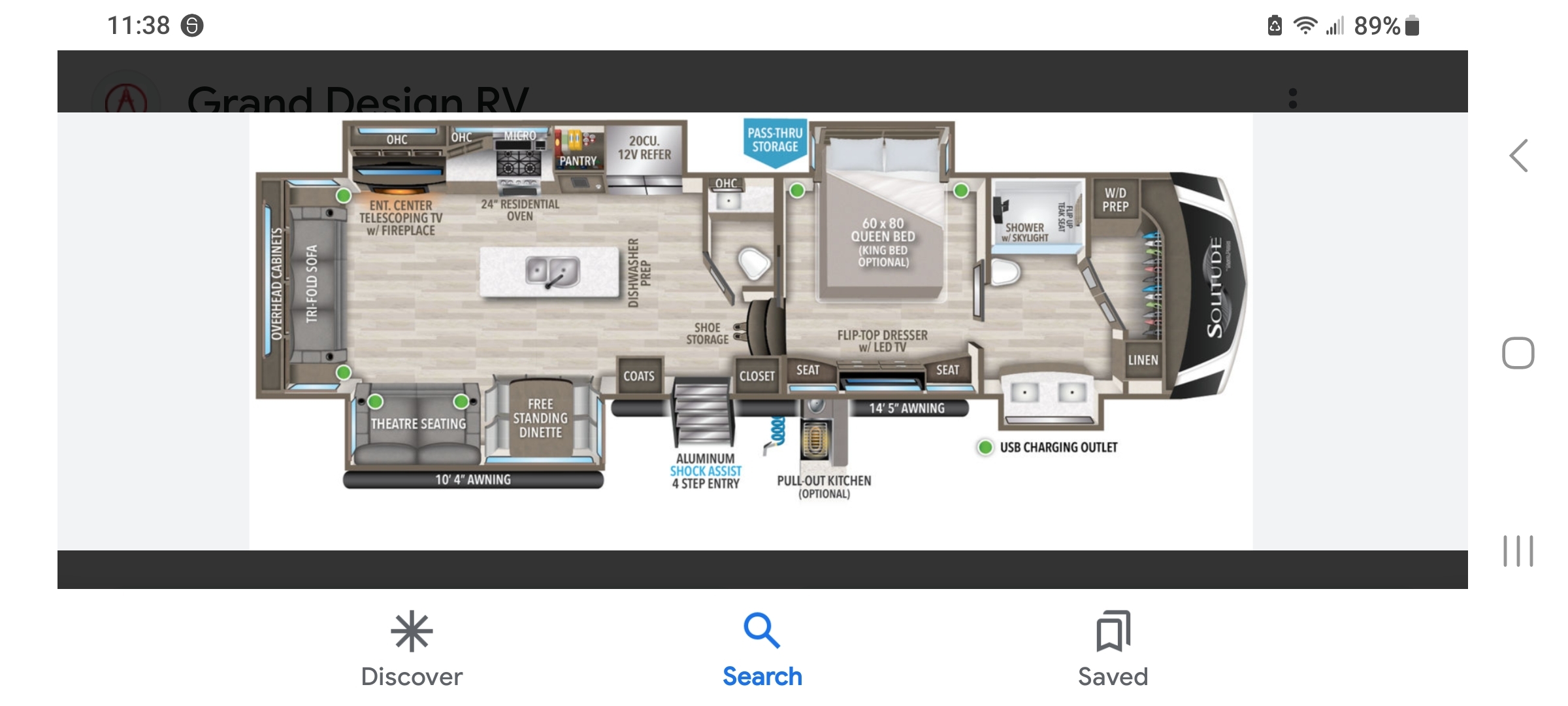 2020 Grand Design SOLITUDE 373FB-R in gilmer TX