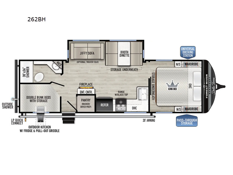2026 East To West Della Terra 262BH in middlebury IN