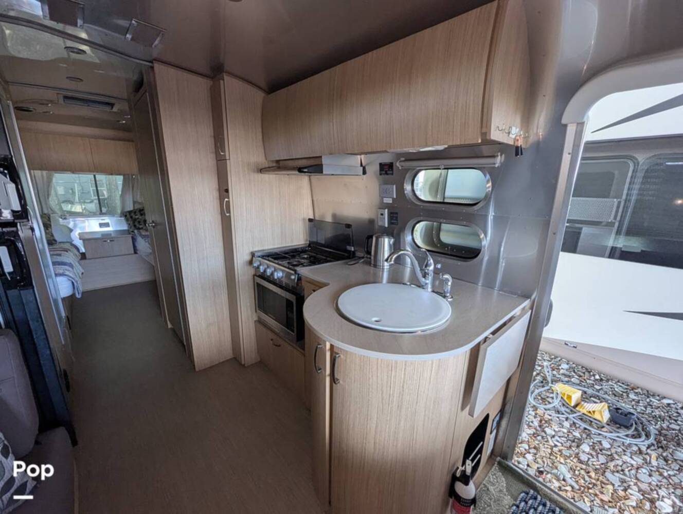 A photo of this 2020 Airstream Flying Cloud 27FB Twin