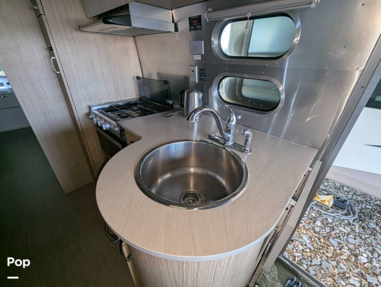 A photo of this 2020 Airstream Flying Cloud 27FB Twin