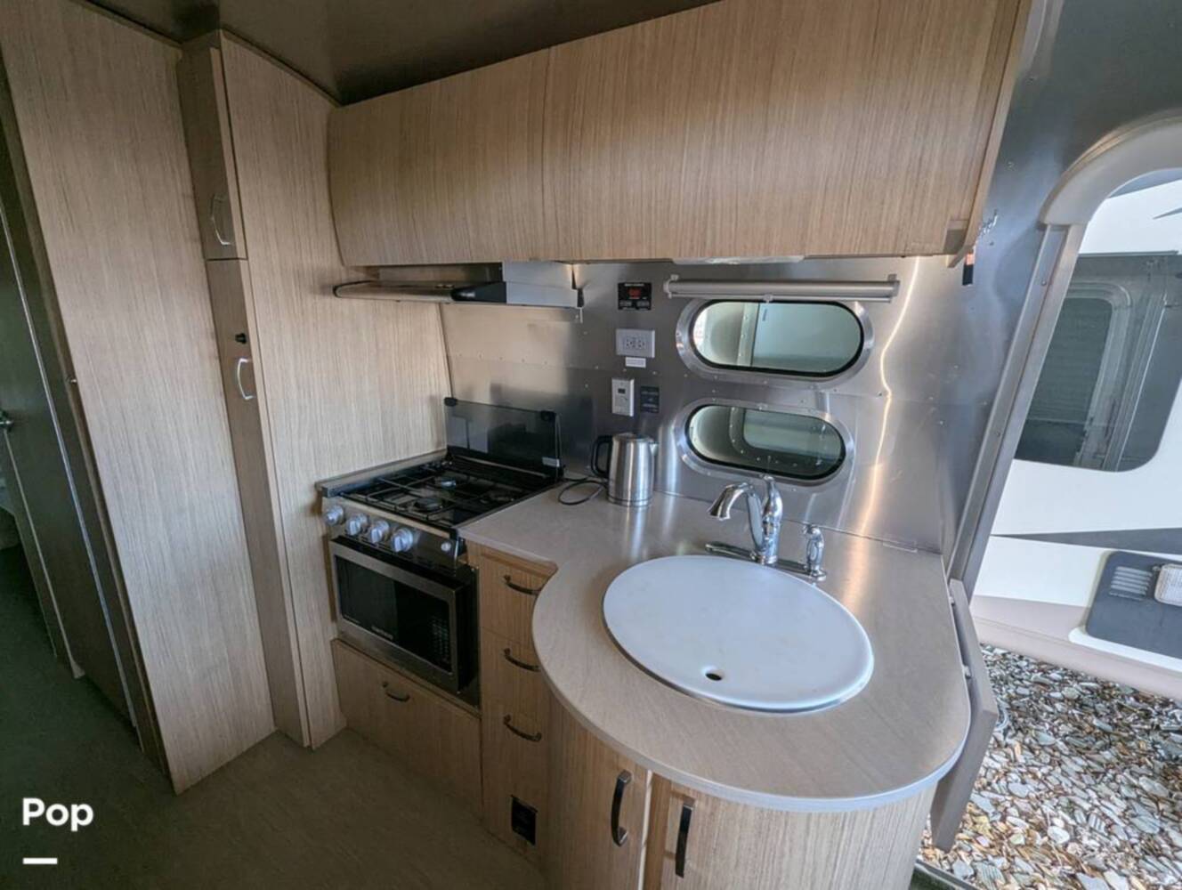 A photo of this 2020 Airstream Flying Cloud 27FB Twin