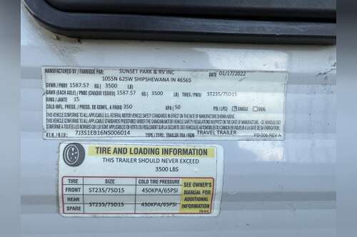 2022 Sunset Park Rv SUNRAY 129 in soso MS