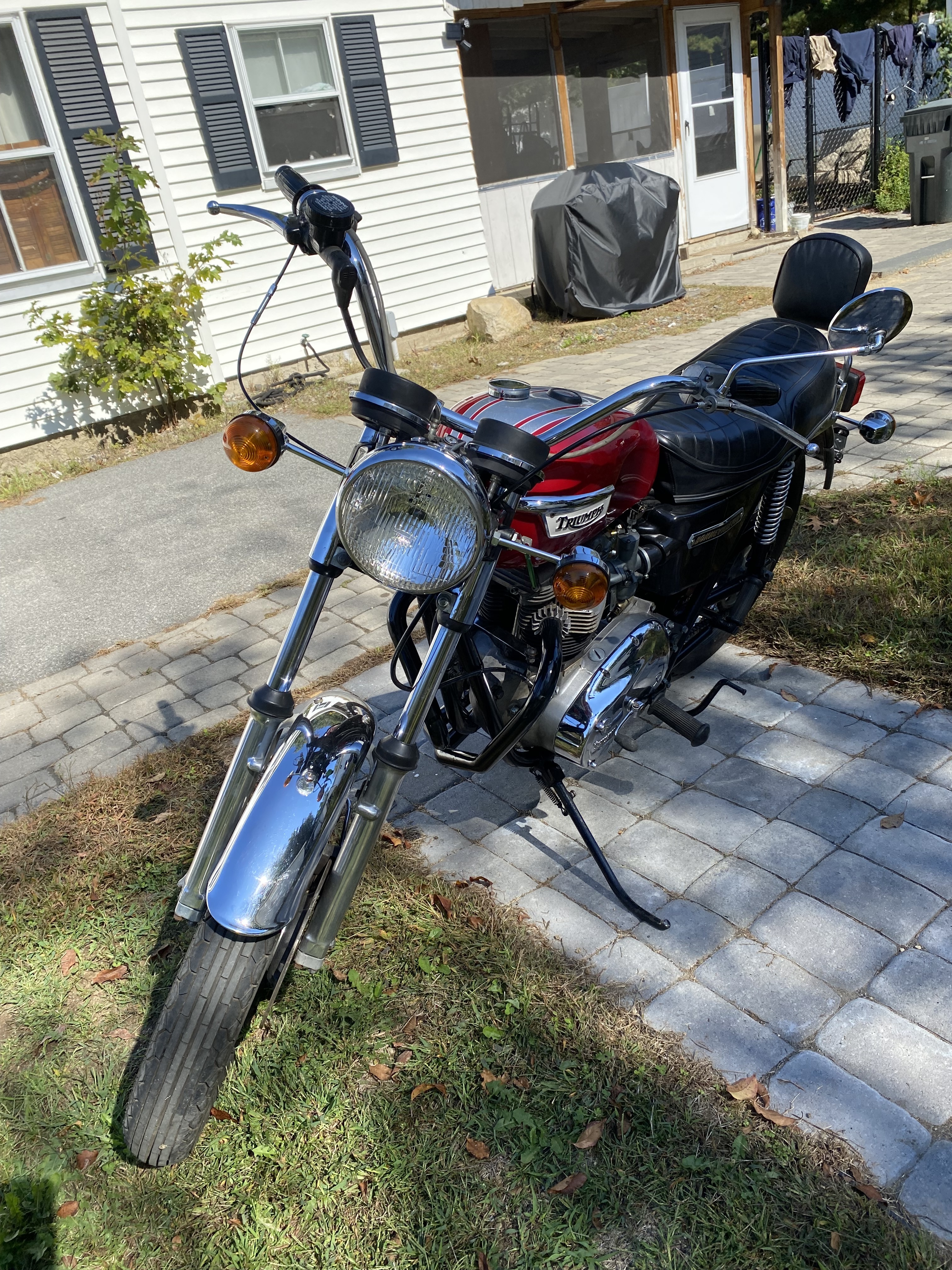 1976 Triumph BONNEVILLE T120 CHROME EDITION in wilmington MA