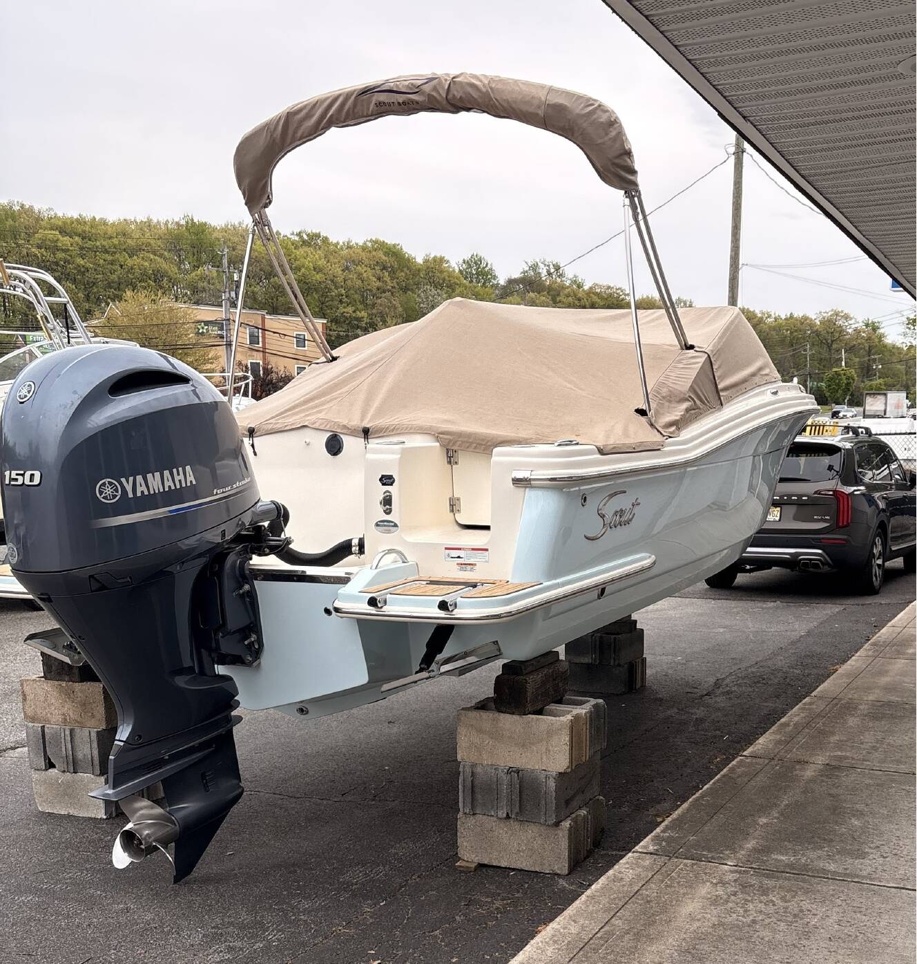 A photo of this 2023 Scout Boat Company 215 DORADO