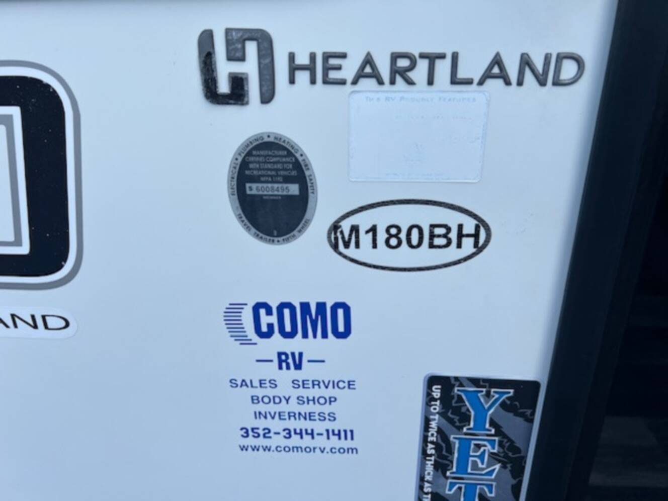 A photo of this 2021 Heartland Mallard M180BH