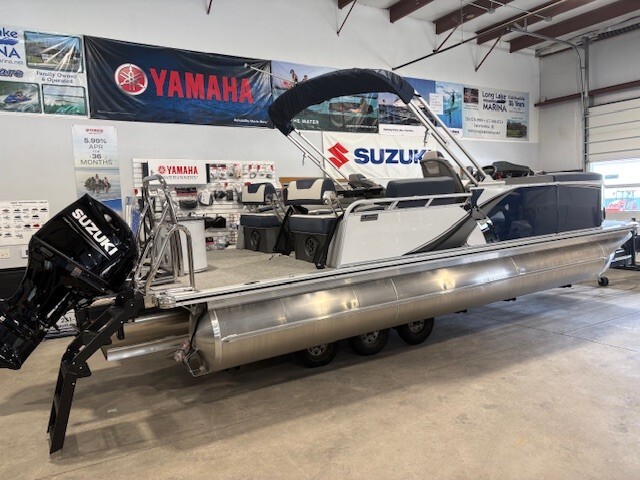 New 2026 Avalon 23 Lsz Quad Lounger Navy Tri Toon 25 Ft For Sale