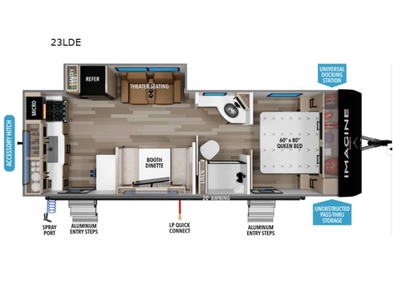 A photo of this 2026 Grand Design Imagine XLS 23LDE