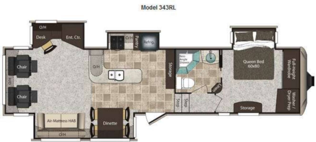 A photo of this 2012 Keystone Rv Montana High Country 343RL