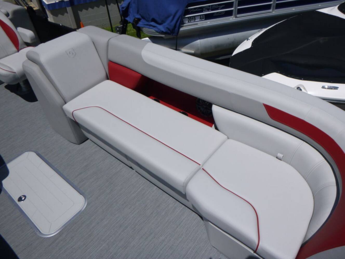 A photo of this 2026 Godfrey Pontoons Sweetwater 2286SB 27" IMPACT Center Tube Package