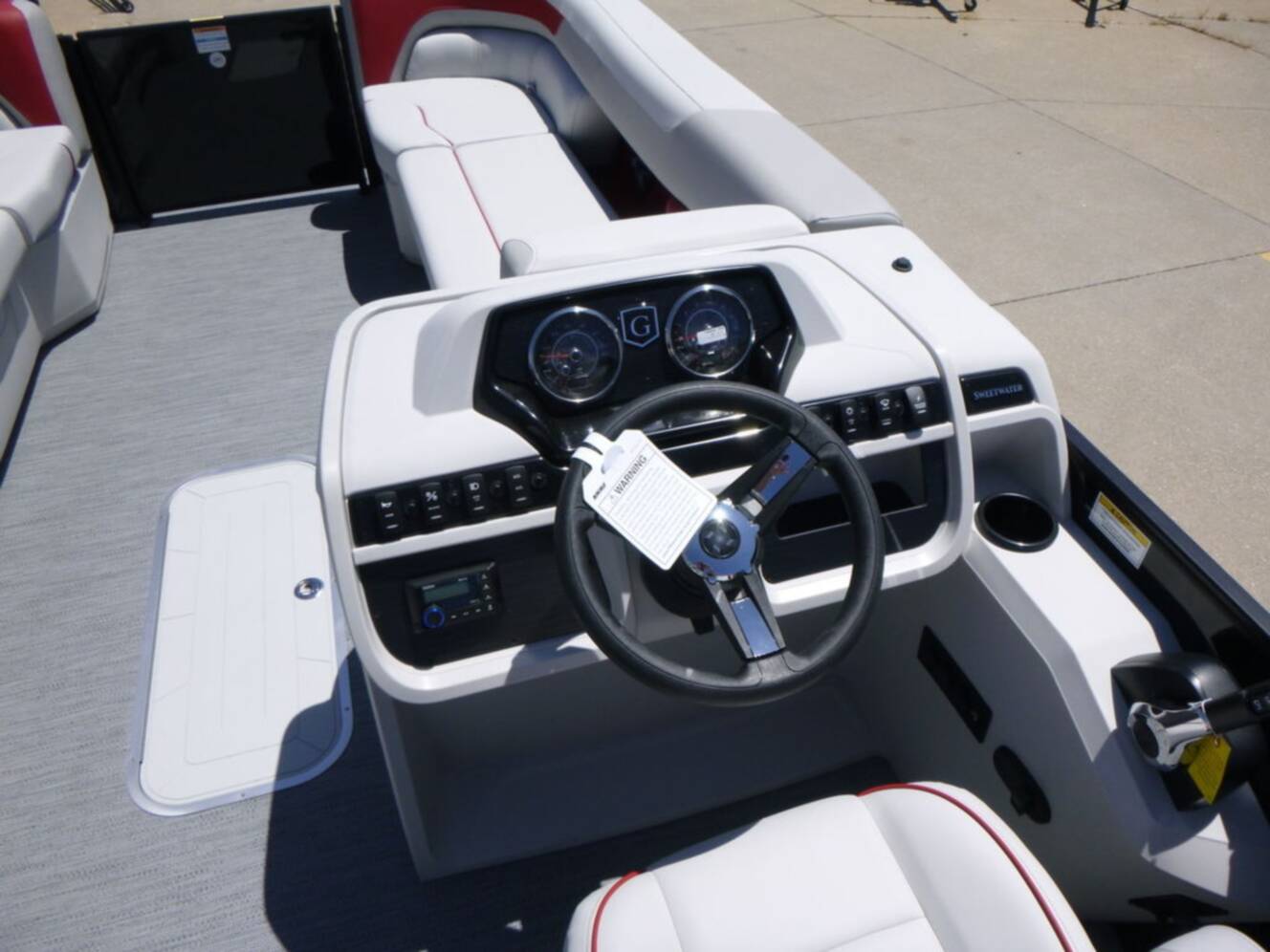 A photo of this 2026 Godfrey Pontoons Sweetwater 2286SB 27" IMPACT Center Tube Package