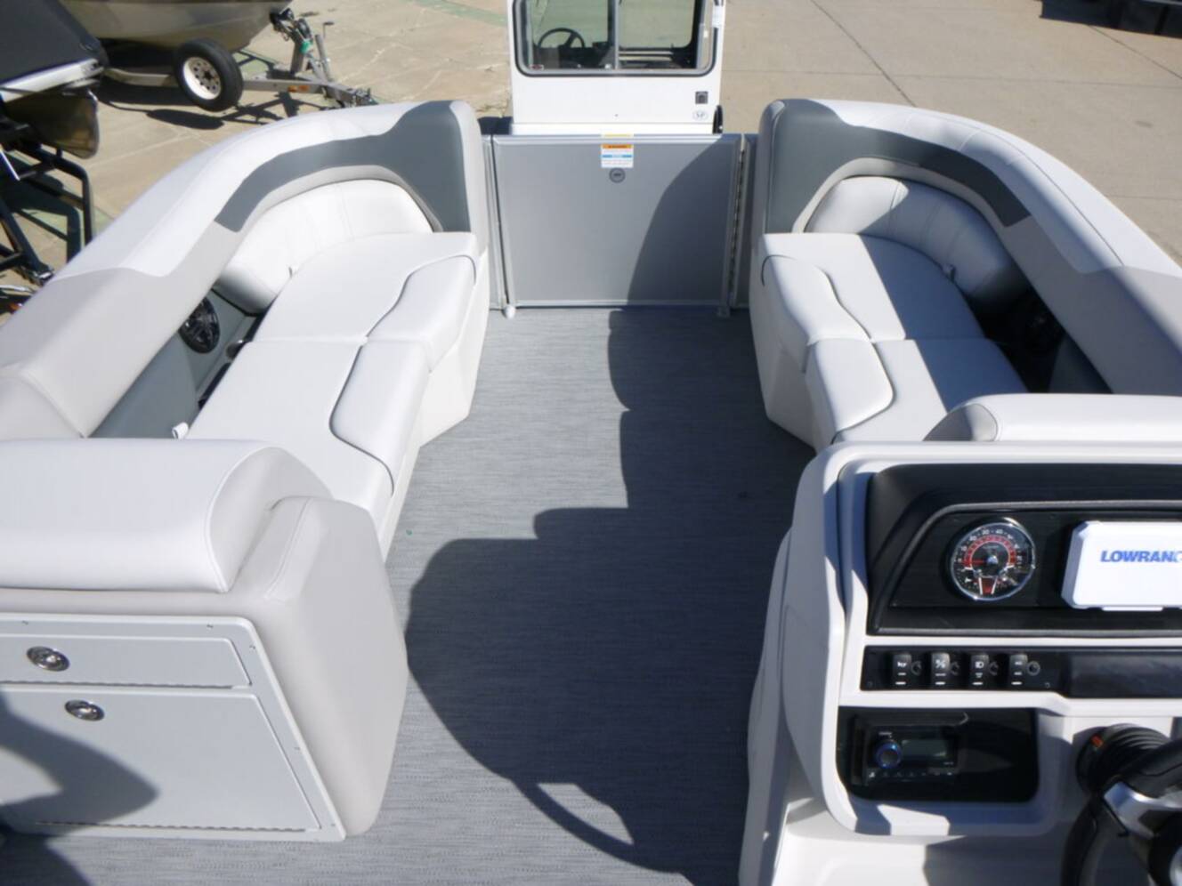 A photo of this 2026 Godfrey Pontoons Sweetwater 2286 QS Sport Tube 27 in. Package