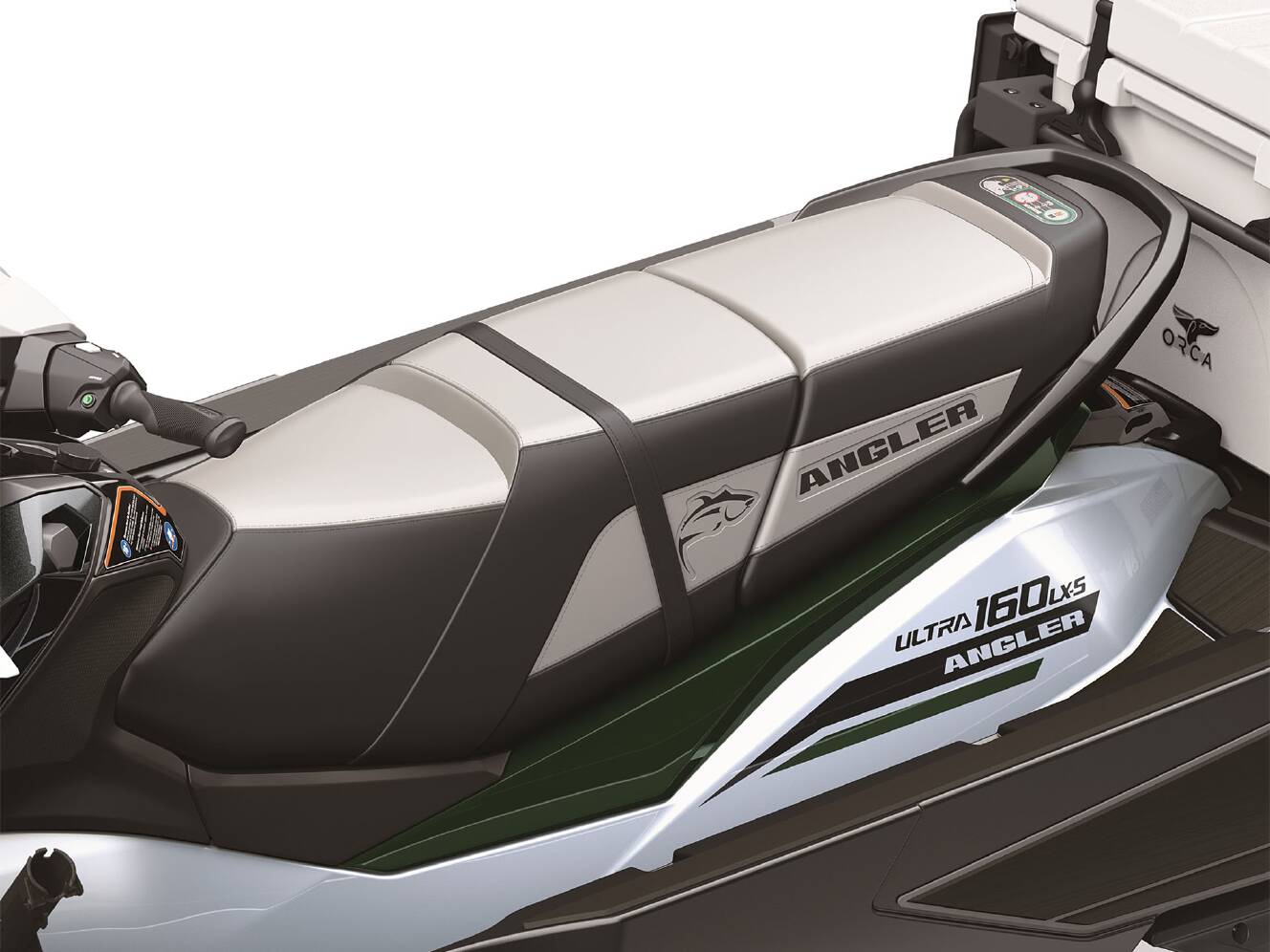 A photo of this 2025 Kawasaki Jet Ski® Ultra® 160LX-S Angler