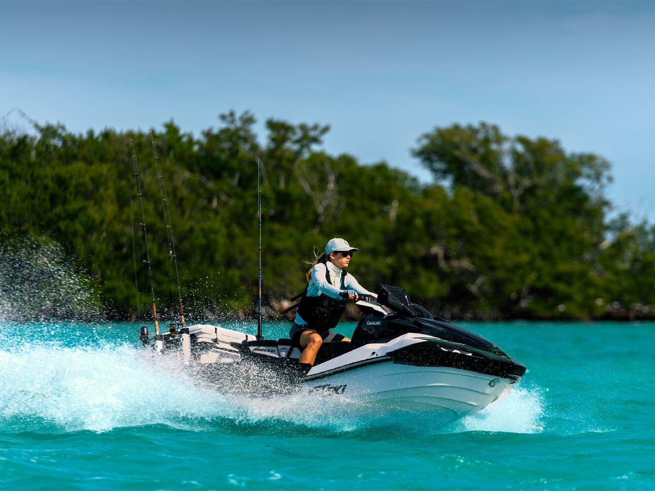 A photo of this 2025 Kawasaki Jet Ski® Ultra® 160LX-S Angler