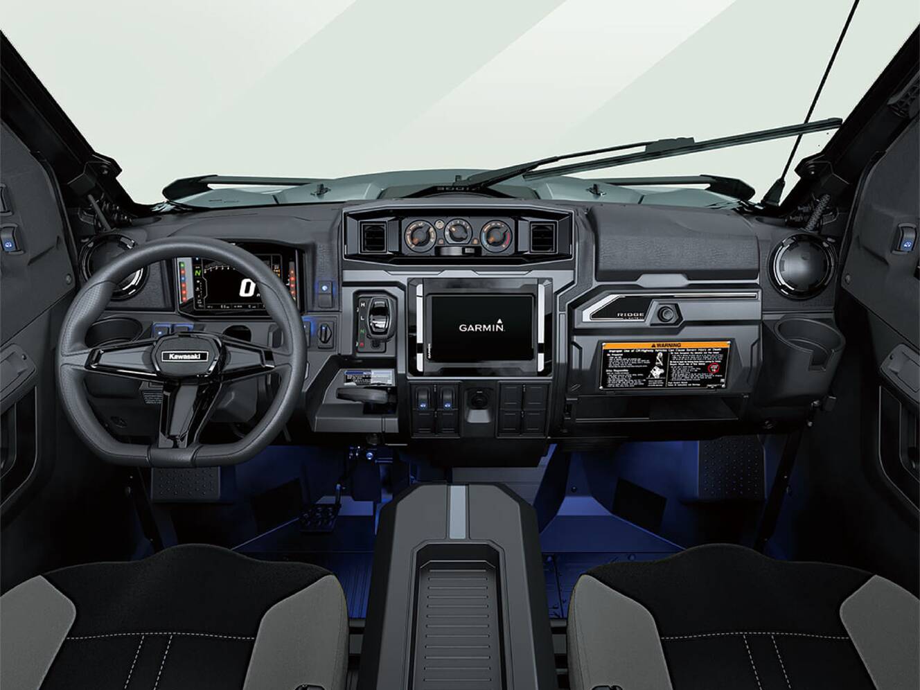 A photo of this 2025 Kawasaki RIDGE® XR CREW Limited HVAC