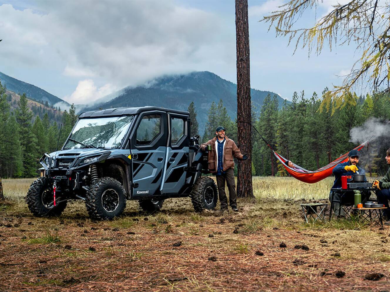 A photo of this 2025 Kawasaki RIDGE® XR CREW Limited HVAC